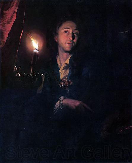 Godfried Schalcken Self-portrait. France oil painting art